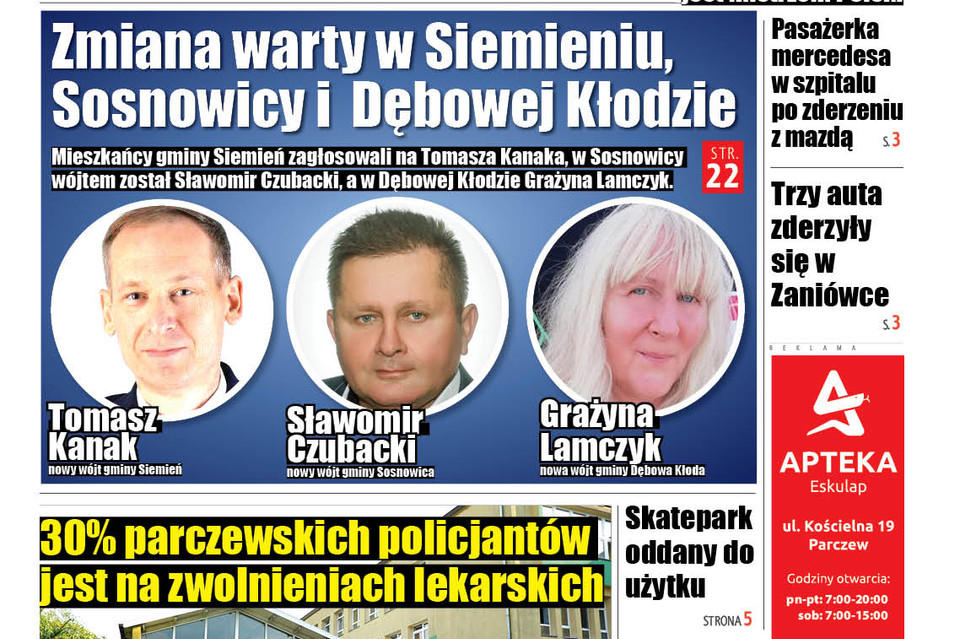 Sławomir Czubacki nowym wójtem w Sosnowicy - Zdjęcie główne