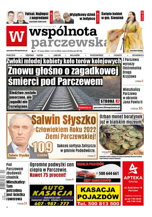 Najnowszy numer Wspólnoty Parczewskiej (21 marca 2023r) - Zdjęcie główne