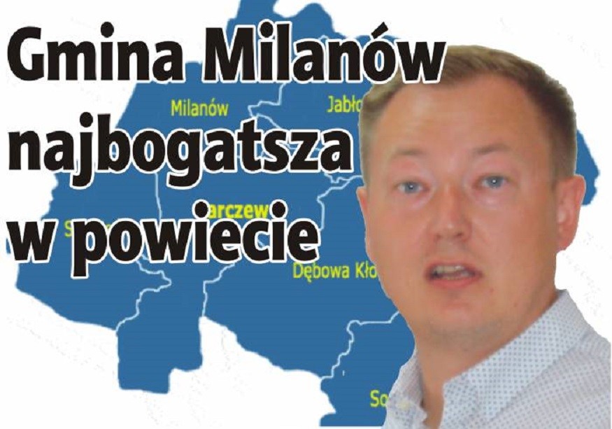 Gmina Milanów najbogatsza w powiecie - Zdjęcie główne