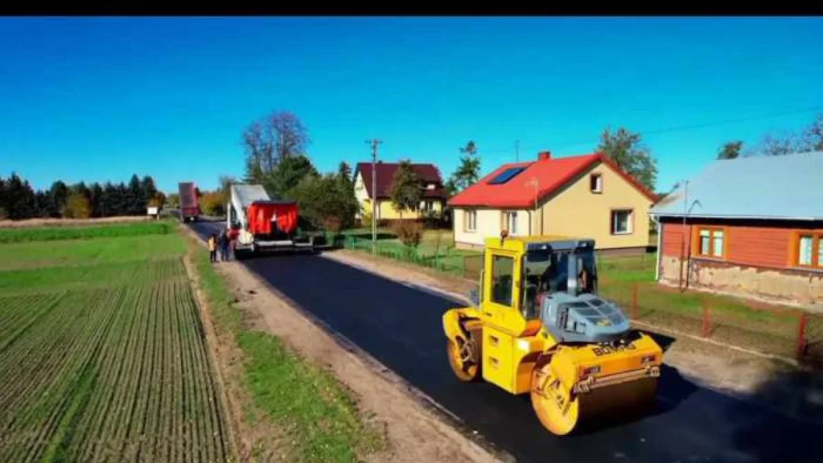 Nowy asfalt w gminie z powiatu parczewskiego - Zdjęcie główne