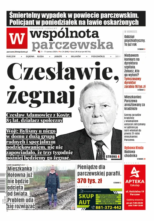 Najnowsze wydanie Wspólnoty Parczewskiej - 11 czerwca 2024r - Zdjęcie główne