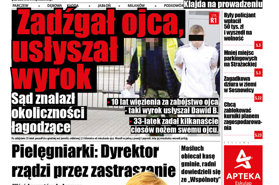 Zadźgał ojca, usłyszał wyrok. Sąd znalazł okoliczności łagodczące - Zdjęcie główne