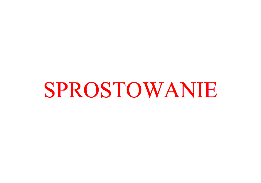 Sprostowanie - Zdjęcie główne