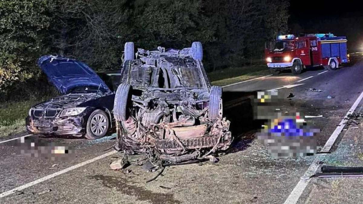 Poważny wypadek koło Parczewa. Dziewczyna wypadła z samochodu - Zdjęcie główne