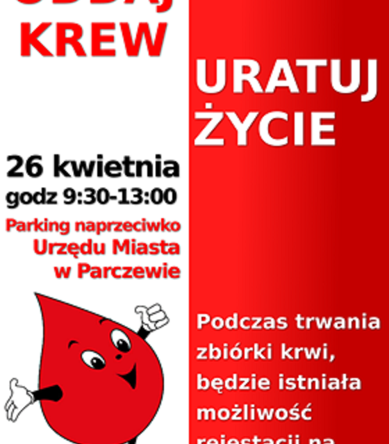 Oddaj krew, uratuj życie - Zdjęcie główne