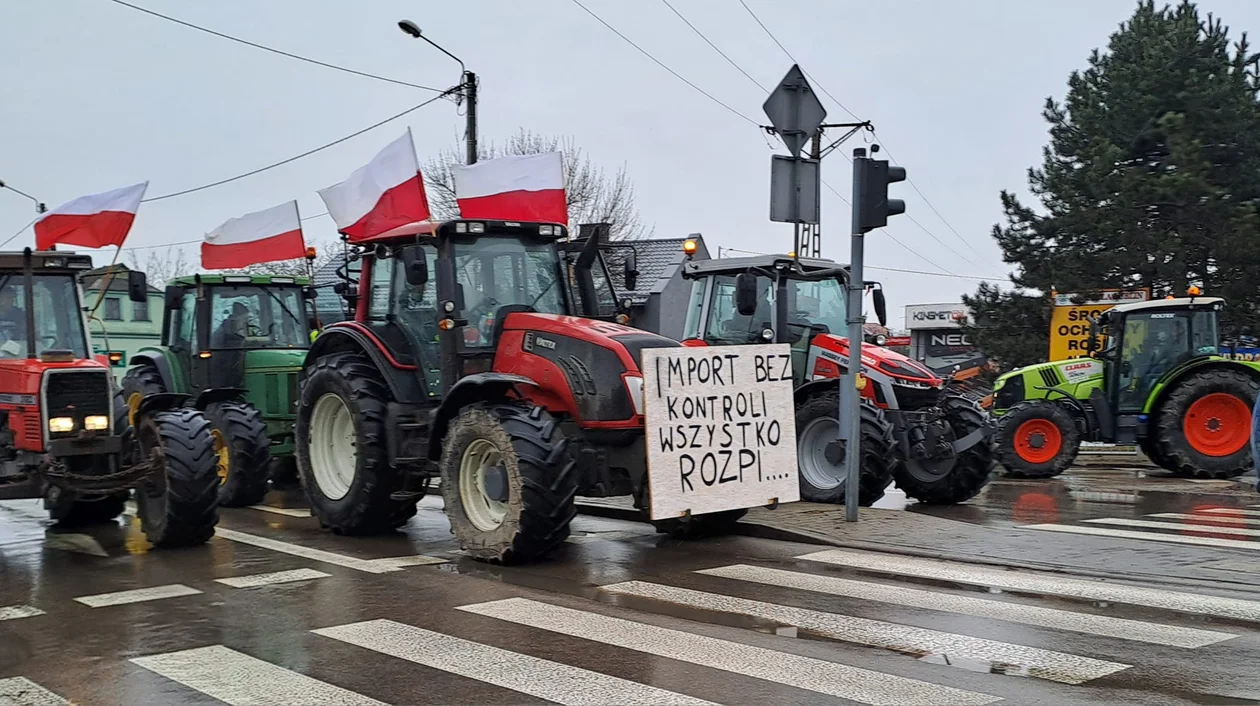 Koniec protestu rolników w Parczewie. Ruch drogowy wraca do normy - Zdjęcie główne