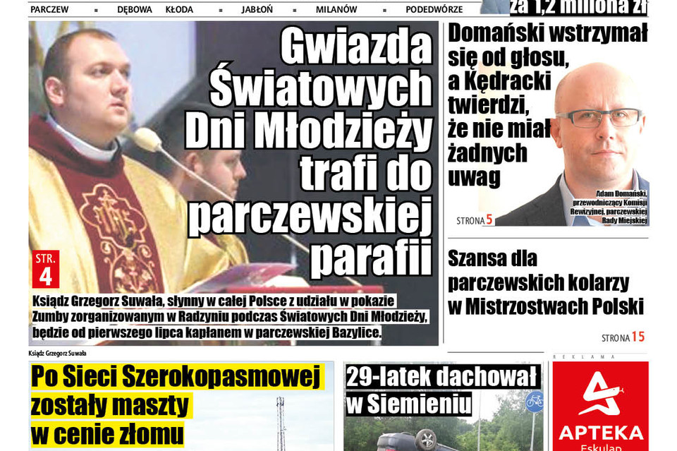 Ks. Grzegorz Suwała przenosi się do Parczewa - Zdjęcie główne