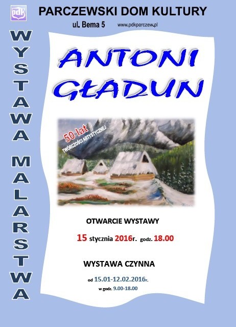 Antoni Gładun - wystawa malarstwa - Zdjęcie główne