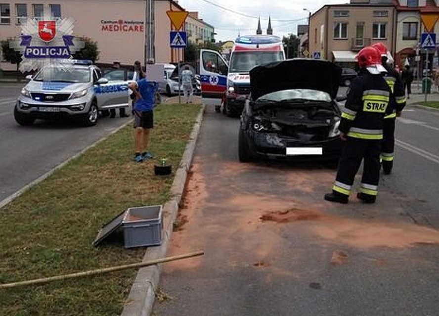 Straż Pożarna  i Policja w akcji - Zdjęcie główne