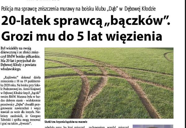 20-latek sprawcą "bączków". Grozi mu do 5 lat więzienia - Zdjęcie główne