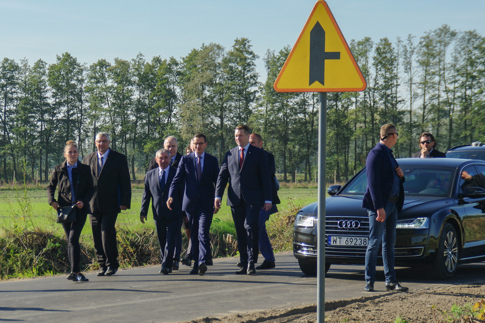 Premier otworzył drogę w Zaliszczu - Zdjęcie główne