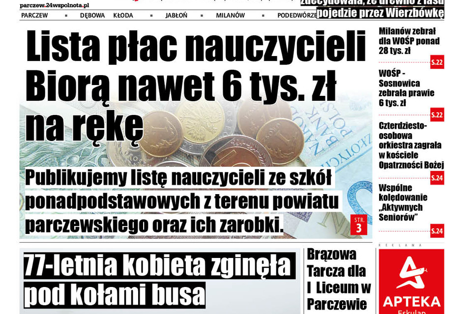 Lista płac nauczycieli. Biorą nawet 6 tys. zł. na rękę - Zdjęcie główne