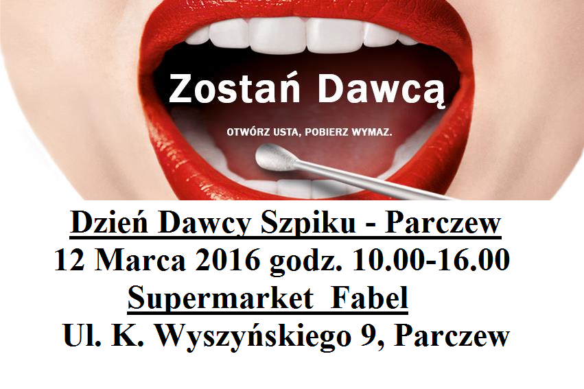 Dzień Dawcy Szpiku w Parczewie - Zdjęcie główne