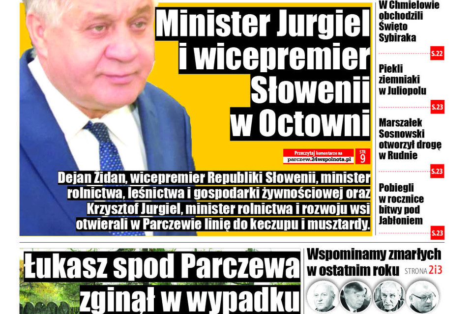 Minister Jurgiel i wicepremier Słowenii w parczewskiej octowni - Zdjęcie główne