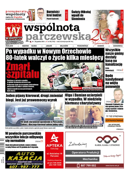 Najnowszy numer Wspólnoty Parczewskiej - Zdjęcie główne