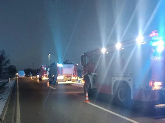 Wypadek w gminie Siemień. Młoda kobieta trafiła do szpitala - Zdjęcie główne