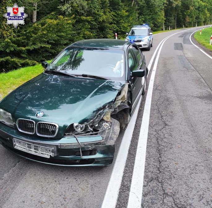 W Rudnie zderzył się z ciężarówką. Nie miał prawa jazdy - Zdjęcie główne