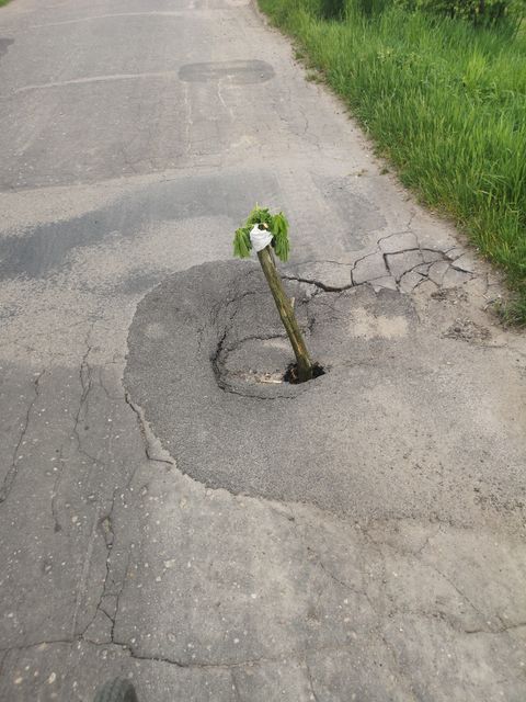 Czytelniczka skarży się na fatalny stan drogi powiatowej w gm. Siemień. "Można tu urwać koło" - Zdjęcie główne