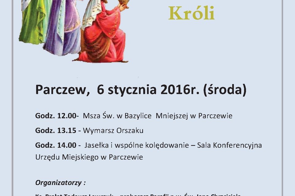 Orszak Trzech Króli w Parczewie - Zdjęcie główne