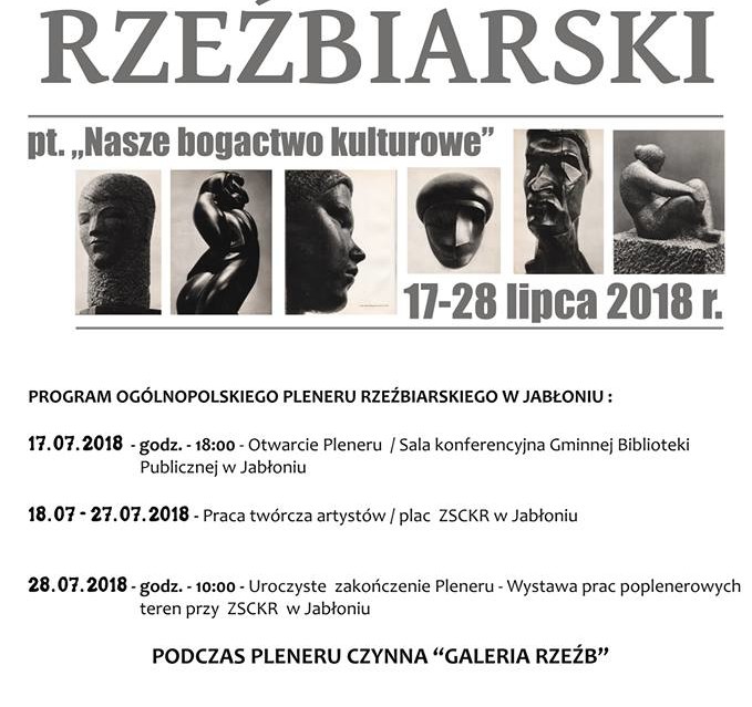 Jutro rusza Ogólnopolski Plener Rzeźbiarski w Jabłoniu - Zdjęcie główne