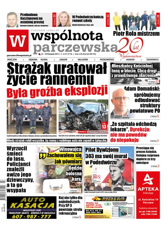 Najnowszy numer Wspólnoty Parczewskiej - Zdjęcie główne