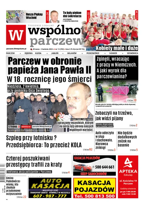 Najnowszy numer Wspólnoty Parczewskiej (28 marca 2023r) - Zdjęcie główne