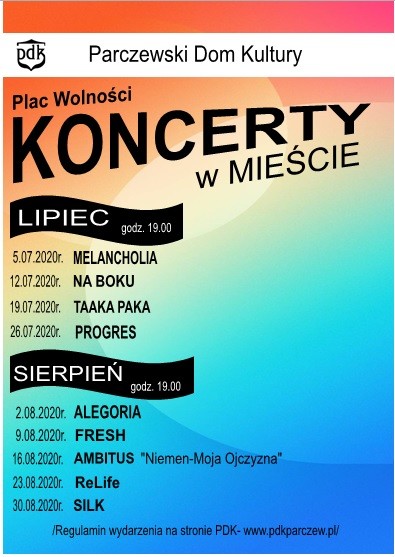 Letnie koncerty na Placu Wolności - Zdjęcie główne