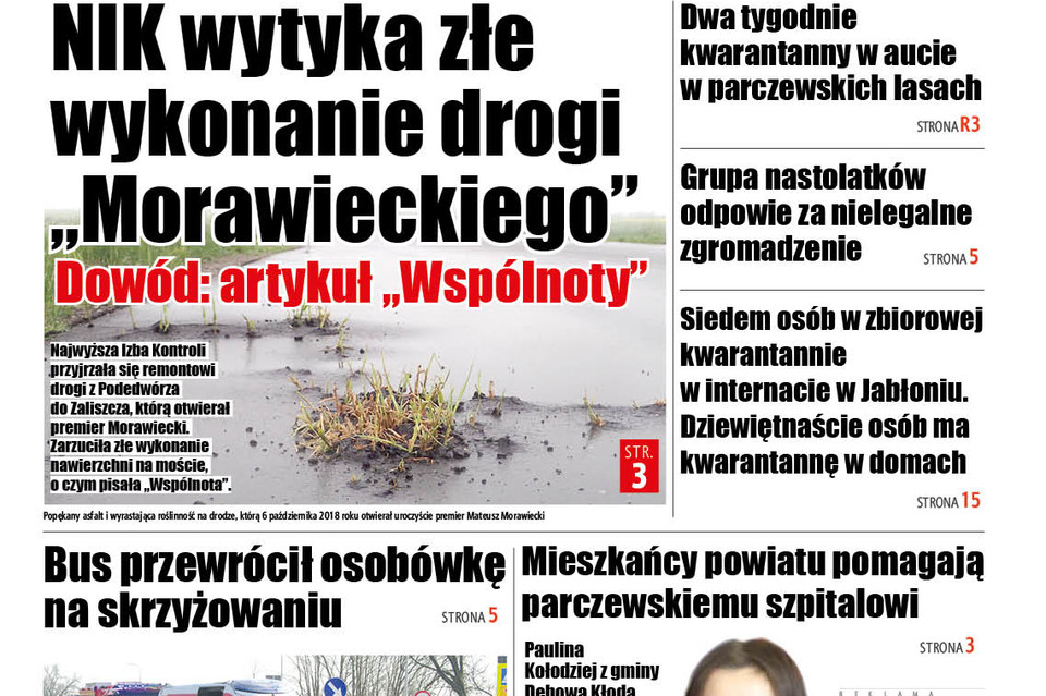 NIK wytyka złe wykonanie "drogi Morawieckiego". Dowód: artykuł "Wspólnoty" - Zdjęcie główne