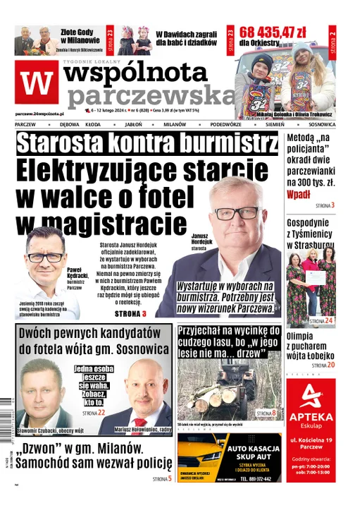 Najnowsze wydanie Wspólnoty Parczewskiej 6 lutego 2024r - Zdjęcie główne