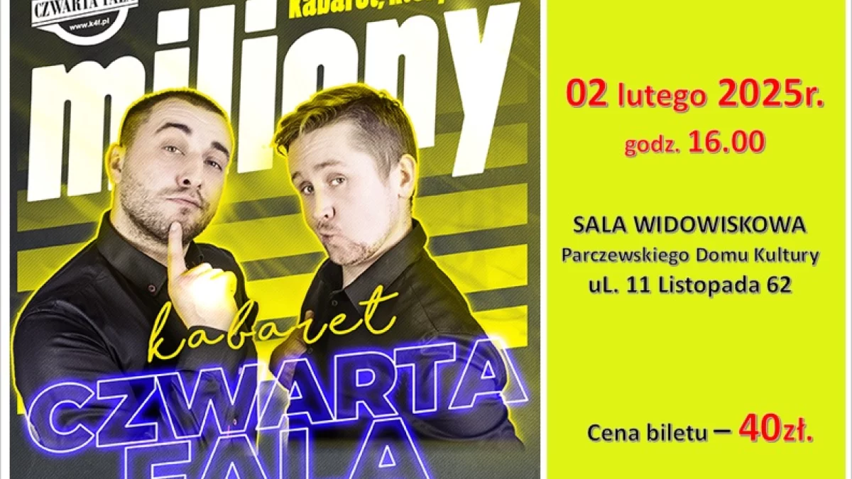 Znany kabaret wystąpi w Parczewie - Zdjęcie główne