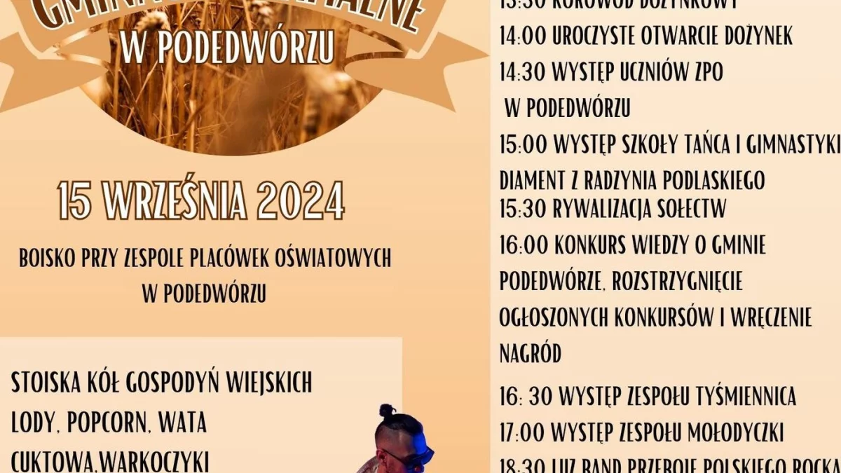 Gmina z powiatu parczewskiego zaprasza na dożynki - Zdjęcie główne