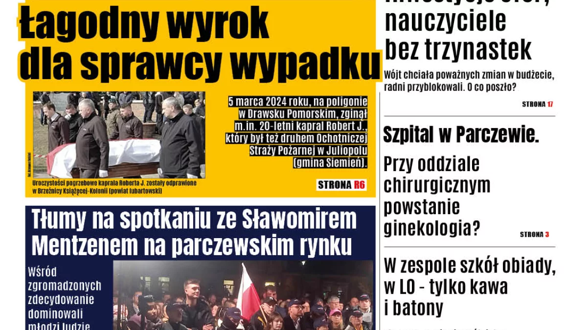 Najnowsze wydanie Wspólnoty Parczewskiej  (11 marca 2025 r.) - Zdjęcie główne