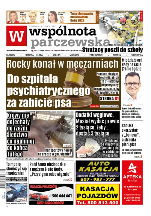 Najnowszy numer Wspólnoty Parczewskiej (21 lutego 2023) - Zdjęcie główne