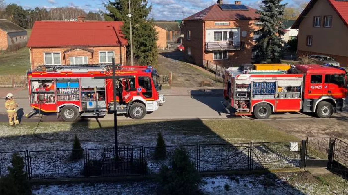 Pożar w gminie Milanów. Na miejscu trzy zastępy - Zdjęcie główne