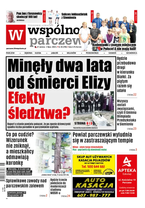 Najnowszy numer Wspólnoty Parczewskiej (27 czerwca 2023r) - Zdjęcie główne