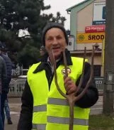 Protest rolników. Zablokowane główne skrzyżowanie w Parczewie - Zdjęcie główne