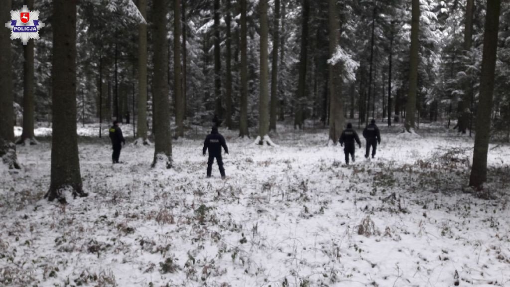 Zgubił się w lesie. Pomogła parczewska policja - Zdjęcie główne