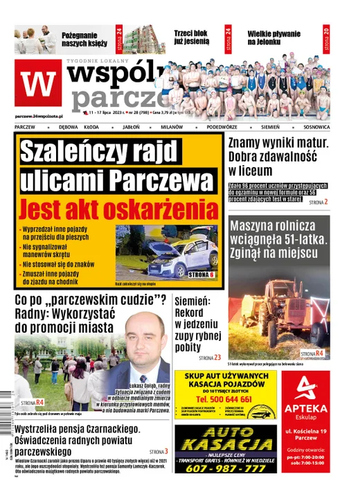 Najnowszy numer Wspólnoty Parczewskiej (11 lipca 2023r) - Zdjęcie główne