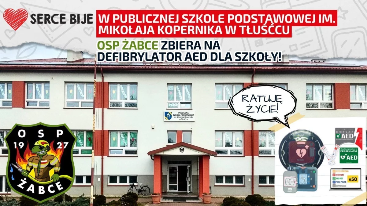 Strażacy z Żabiec zbierają na defibrylator. I Ty możesz pomóc! - Zdjęcie główne