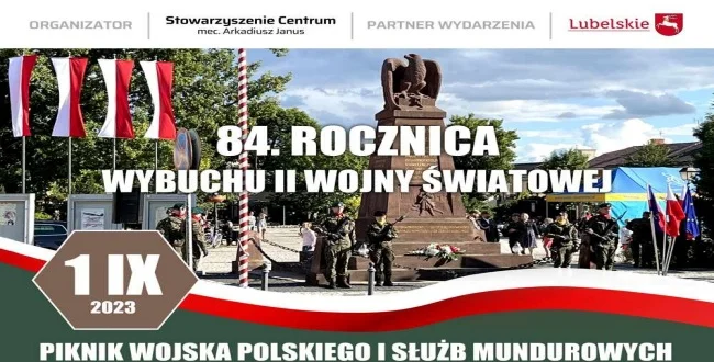 Piknik wojskowy z okazji obchodów 84 rocznicy wybuchu II wojny światowej w Międzyrzecu Podlaskim - Zdjęcie główne