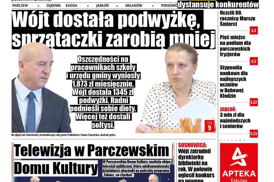 Wójt dostała podwyżkę, sprzątaczki zarobią mniej - Zdjęcie główne