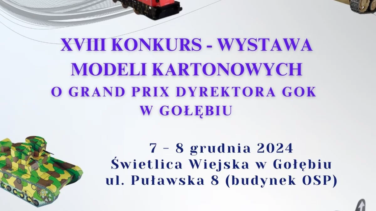 Wielkimi krokami zbliża się XVIII konkurs modeli kartonowych. Na koniec wystawa - Zdjęcie główne