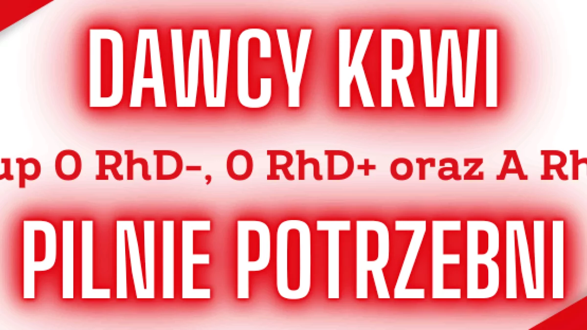 Centrum krwiodawstwa apeluje - brakuje krwi! - Zdjęcie główne