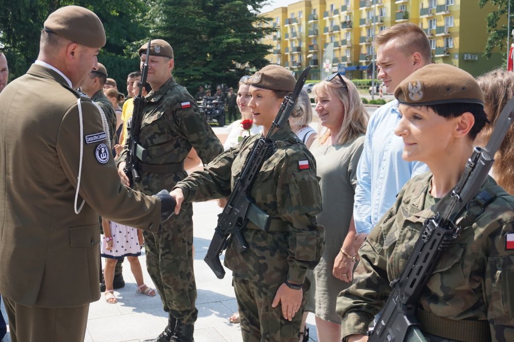 Przysięga wojskowa żołnierzy 2 Lubelskiej Brygady Obrony Terytorialnej