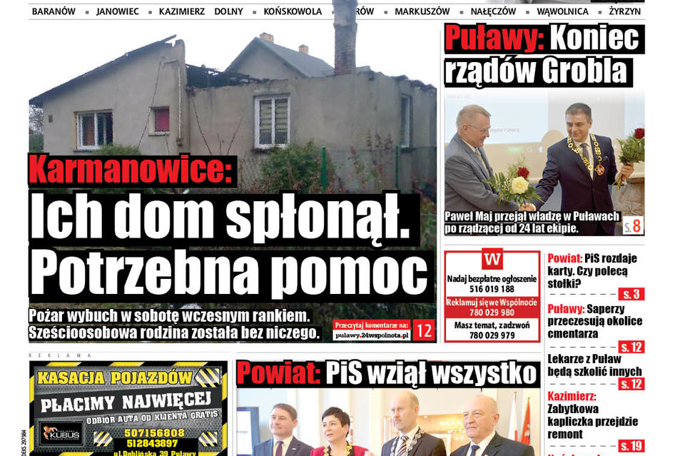 W pożarze stracili wszystko - Zdjęcie główne