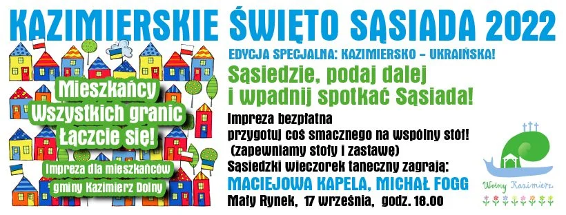 Kazimierskie Święto Sąsiada już w sobotę - Zdjęcie główne