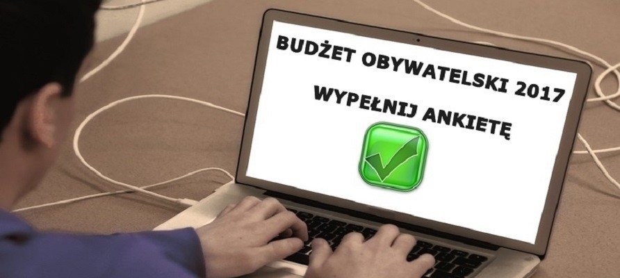 Budżet Obywatelski 2017 - ankieta dla mieszkańców - Zdjęcie główne