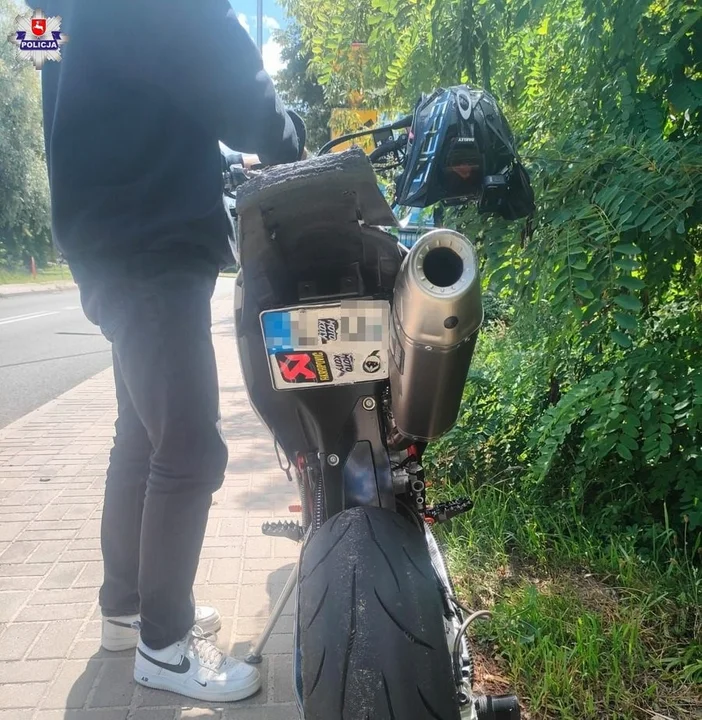 Słono zapłaci za szaleństwa na motocyklu - Zdjęcie główne