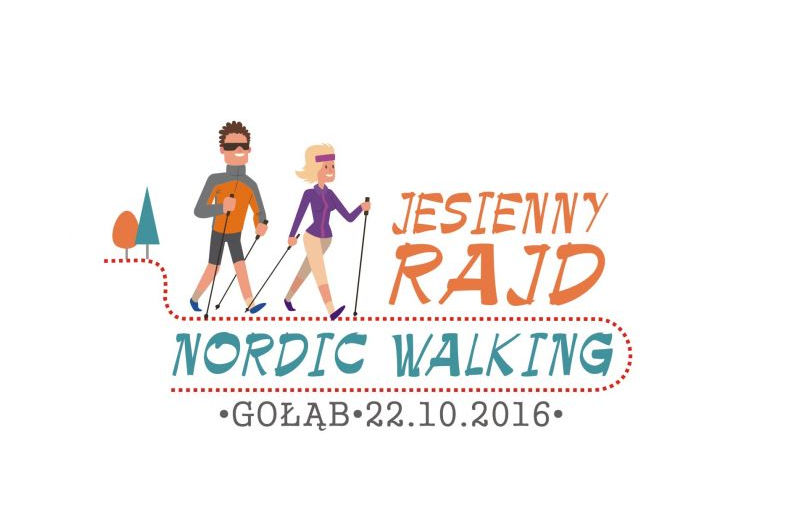 Jesienny Rajd Nordic Walking w Gołębiu - Zdjęcie główne