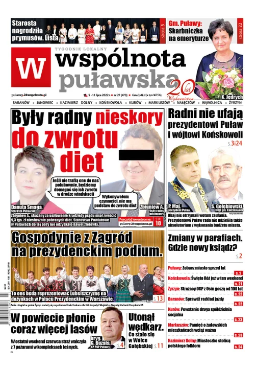 Najnowszy numer Wspólnoty Puławskiej (5 lipca 2022) - Zdjęcie główne